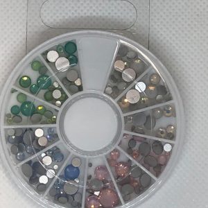 Roulette de pierres décorative