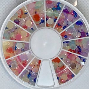 Roulette de pierres décorative